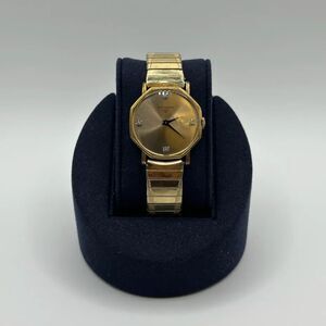 Vintage 60s Wittnauer Longines Octagon Gold Diamonds 32MM Wrist Watch